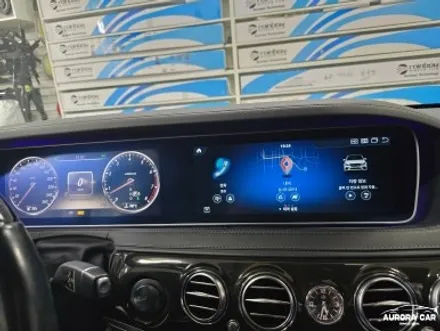 동대문구 수입차 안드로이드 올인원 전문점 W222 벤츠 S500 12.3인치 장착 후기