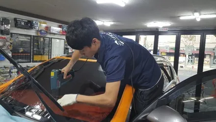 스포티지 R 성북구 썬팅 오로라 레인보우 i55 전체 시공이야기~