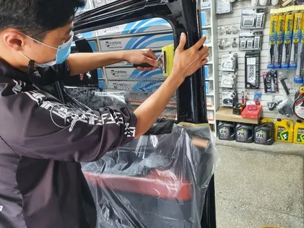 기아 레이 레인보우i90 썬팅 신차검수 신차패키지 시공은 노원구 동대문구 성북구 오로라자동차용품에서 깔끔한시공 :-)