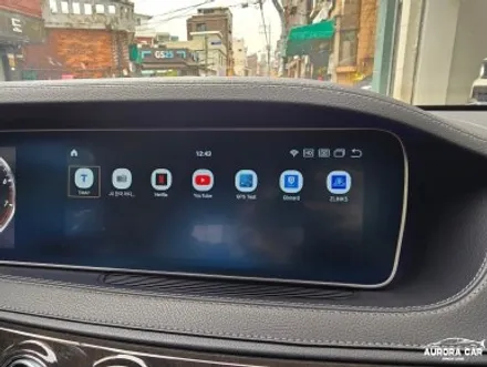 동대문구 수입차 안드로이드 올인원 전문점 W222 벤츠 S500 12.3인치 장착 후기