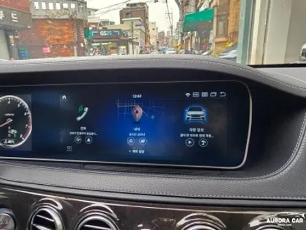 동대문구 수입차 안드로이드 올인원 전문점 W222 벤츠 S500 12.3인치 장착 후기