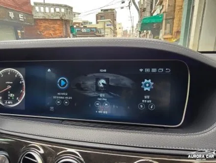 동대문구 수입차 안드로이드 올인원 전문점 W222 벤츠 S500 12.3인치 장착 후기