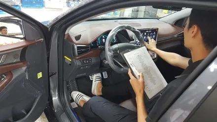 성북구 노원구 신차검수 오로라 신차패키지 아이오닉 하이브리드 신차검수 및 시공 이야기 :-)
