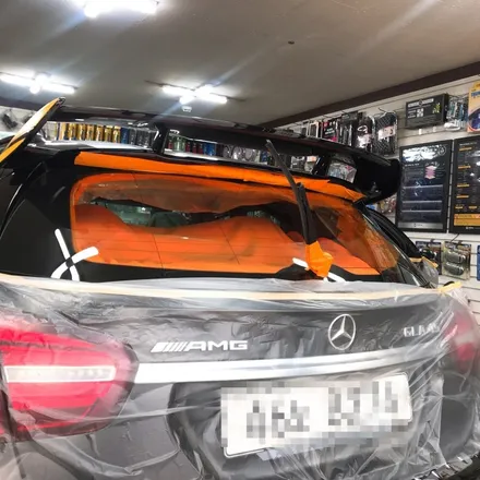 벤츠 GLA 45 AMG 한정판 성북구 썬팅 오로라 레인보우 V70 전체 시공이야기 :-)