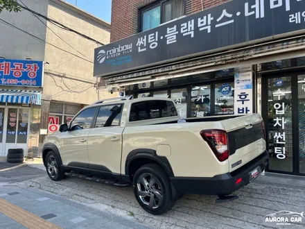 렉스턴 스포츠 칸 쿨맨 샌드스톤 베이지 신차검수 신차패키지 시공후기★ 성북구 삼선동에서 오로라카샵 방문 후기★