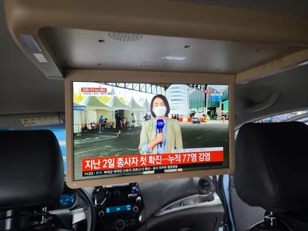 스파크 캠핑을 위해 천정모니터 비클시네마 VC173AD 장착 후기★ 성북구 오로라카샵