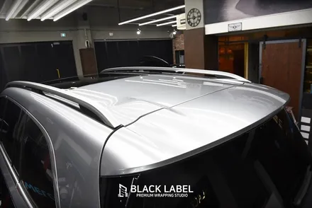 강남에서 방문한 메르세데스 벤츠 GLS 듀오톤 랩핑. 투톤랩핑 / LB 고광택 필름 리퀴드 메탈 실버 / 하남랩핑, 하남PPF 블랙라벨 / 하남 초일동