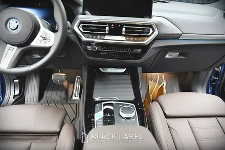 BMW iX3 생활보호PPF, 블랙카본 실내랩핑 / 하남PPF 블랙라벨 / 하남 초일동