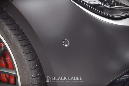 메르세데스 벤츠 CLA45 AMG 전체랩핑 재시공. 3M 사틴블랙. 하남랩핑 전문 블랙라벨 / 하남 초일동