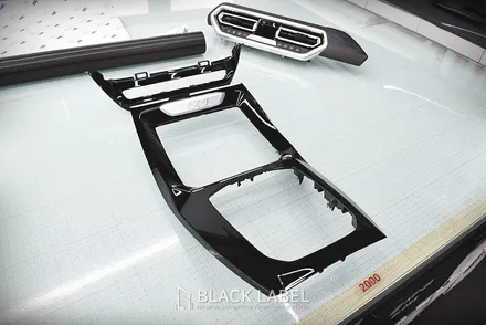 BMW iX3 생활보호PPF, 블랙카본 실내랩핑 / 하남PPF 블랙라벨 / 하남 초일동