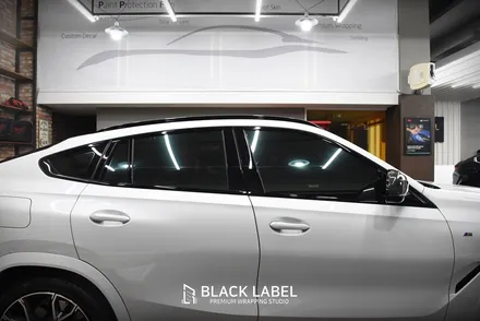 BMW G06 X6 블랙그릴 및 머플러팁, 크롬죽이기 랩핑, 디퓨저 및 스포일러 랩핑, 카본사이드미러 교체 / 하남랩핑, 하남PPF 블랙라벨 / 하남 초일동