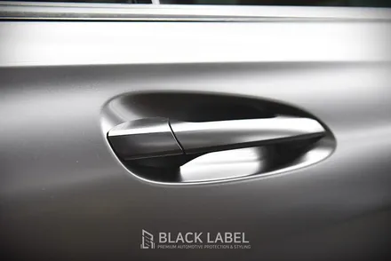 메르세데스 벤츠 CLA45 AMG 전체랩핑 재시공. 3M 사틴블랙. 하남랩핑 전문 블랙라벨 / 하남 초일동