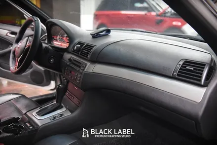 BMW E46 325i 실내 3M 티타늄 브러쉬 실내랩핑 / 하남PPF, 하남랩핑 1인 시공점 블랙라벨 / 하남 초일동