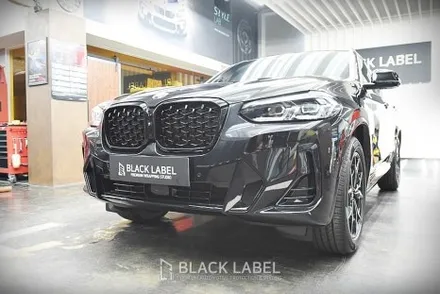 BMW X4 신차출고 후 PPF와 썬팅 원스탑 시공. 블랙그릴도 1:1로 교체완료 / 하남에 있는 신차패키지 전문점 블랙라벨 입니다. / 하남 초일동