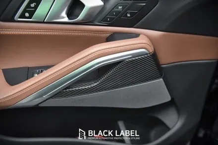 BMW X6 LCI 우드트림에 카본 랩핑/ 3M 카본블랙/ 하남랩핑 시공은 블랙라벨! / 하남 초일동