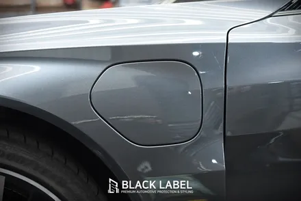 아우디 이트론 GT (e-tron GT) 그릴 도색 및 PPF 시공과 블랙 엠블럼 교체, 룸미러형 블랙박스 장착 / 하남 PPF 시공은 블랙라벨에서 / 하남 초일동
