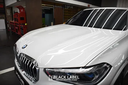 2022 BMW G05 X5 30d : 본넷PPF, 생활보호PPF, 크롬죽이기, 사이드미러 랩핑 시공 / 하남PPF, 하남랩핑 시공전문 블랙라벨 / 하남 초일동