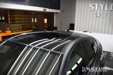 BMW E71 X6M 기존랩핑 제거 후 3M 사틴블랙 전체랩핑 / 하남랩핑, 하남PPF 전문 블랙라벨 / 하남 초일동