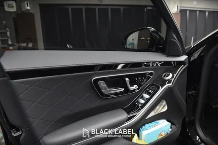 메르세데스 벤츠 S500(S클래스) 실내 PPF 시공 / 하남PPF, 하남랩핑 블랙라벨 / 하남 초일동