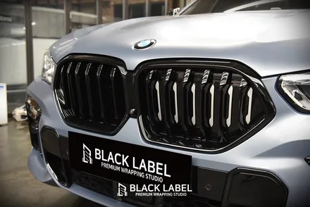BMW G06 X6 : 3M 사틴 썬더클라우드 전체랩핑, 크롬죽이기, 블랙그릴&머플러팁, 블랙PPF 루프스킨 / 하남랩핑, 하남PPF 1인시공 블랙라벨 / 하남 초일동