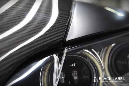 BMW E71 X6M 기존랩핑 제거 후 3M 사틴블랙 전체랩핑 / 하남랩핑, 하남PPF 전문 블랙라벨 / 하남 초일동