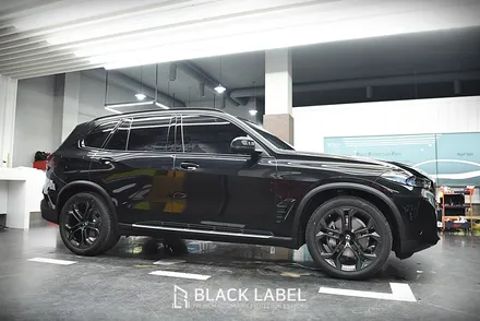 BMW X5 LCI 40i X-Line 신차출고 후 본넷, 헤드라이트 PPF와 크롬죽이기 랩핑 시공! 픽업/딜리버리 서비스는 무료. 하남PPF, 랩핑  시공전문 블랙라벨 / 하남 초일동