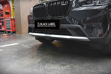BMW X3 하단 가니쉬 실버 죽이기(3M 사틴블랙) 및 실내랩핑(3M 카본블랙) / 하남랩핑, PPF 시공전문 블랙라벨 / 하남 초일동