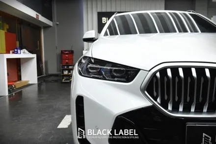 BMW X6 헤드라이트 스모그 PPF, 스포일러 랩핑, 트렁크 엠블럼 가니쉬 크롬죽이기 랩핑 / 하남PPF, 하남랩핑 전문 블랙라벨 / 하남 초일동