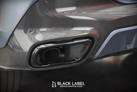 BMW G06 X6 : 3M 사틴 썬더클라우드 전체랩핑, 크롬죽이기, 블랙그릴&머플러팁, 블랙PPF 루프스킨 / 하남랩핑, 하남PPF 1인시공 블랙라벨 / 하남 초일동