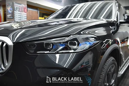 BMW X5 LCI 40i X-Line 신차출고 후 본넷, 헤드라이트 PPF와 크롬죽이기 랩핑 시공! 픽업/딜리버리 서비스는 무료. 하남PPF, 랩핑  시공전문 블랙라벨 / 하남 초일동