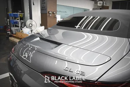 벤츠 SL63 AMG : STEK 다이노쉴드 PPF 전체시공. 모든 도장면, 하이그로시 파츠, 실내패키지 / 하남PPF, 하남신차패키지 전문 블랙라벨 / 하남 초일동