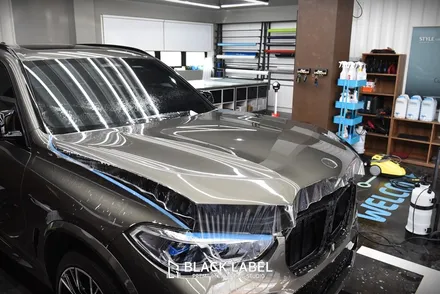 BMW F95 X5M 프런트패키지 + 필러 하이그로시 PPF(KF-21) / 하남PPF, 하남랩핑 1인 시공점 블랙라벨 / 하남 초일동