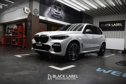 BMW G05 X5 M50i 전체랩핑 / 3M 사틴블랙 / 하남랩핑, 하남PPF 시공전문 블랙라벨 / 하남 초일동