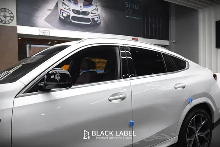 BMW G06 X6 블랙그릴 및 머플러팁, 크롬죽이기 랩핑, 디퓨저 및 스포일러 랩핑, 카본사이드미러 교체 / 하남랩핑, 하남PPF 블랙라벨 / 하남 초일동