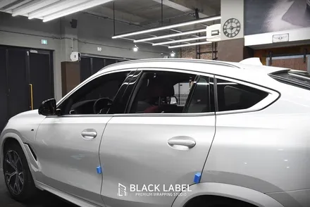 BMW G06 X6 블랙그릴 및 머플러팁, 크롬죽이기 랩핑, 디퓨저 및 스포일러 랩핑, 카본사이드미러 교체 / 하남랩핑, 하남PPF 블랙라벨 / 하남 초일동