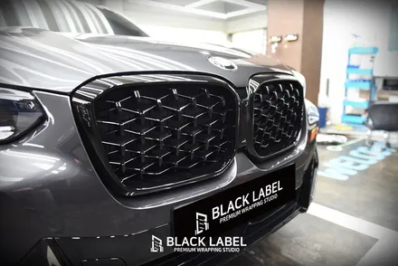 BMW G02 X4 20i MSP 실내 센터페시아 카본랩핑과 크리스탈 3종 교체, 블랙 다이아몬드 그릴 교체 / 송파 픽업, 딜리버리 서비스 / 송파랩핑, 송파PPF / 하남 초일동
