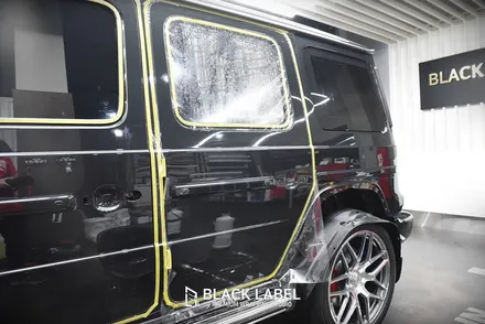 메르세데스 벤츠 G63 AMG(G바겐) KF-21 최상급 PPF 전체시공, 다이노플렉스 윈드쉴드, 사이드스텝 및 스페어커버 크롬죽이기(블랙PPF) / 하남PPF, 하남랩핑 블랙라벨 / 하남 초일동