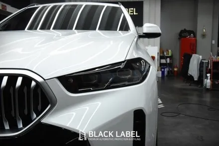 BMW X6 헤드라이트 스모그 PPF, 스포일러 랩핑, 트렁크 엠블럼 가니쉬 크롬죽이기 랩핑 / 하남PPF, 하남랩핑 전문 블랙라벨 / 하남 초일동