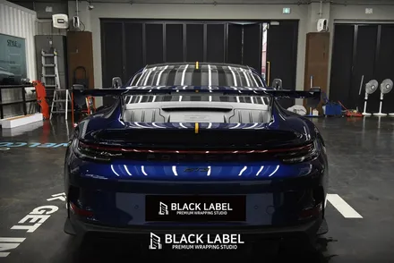 포르쉐 911(992) GT3 심플하고 강렬한 라인데칼 3M 다크옐로우로 포인트 줬어요. 구리랩핑, 구리PPF 시공전문 블랙라벨 입니다. / 하남 초일동