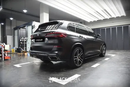 BMW G05 X5 M50i 전체랩핑 / 3M 사틴블랙 / 하남랩핑, 하남PPF 시공전문 블랙라벨 / 하남 초일동