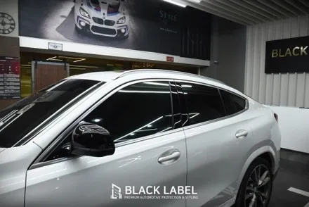 BMW X6 M50i 크롬죽이기 랩핑 / 스포일러 랩핑 / 하남랩핑, 미사랩핑 블랙라벨 / 하남 초일동