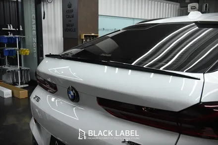 BMW X6 헤드라이트 스모그 PPF, 스포일러 랩핑, 트렁크 엠블럼 가니쉬 크롬죽이기 랩핑 / 하남PPF, 하남랩핑 전문 블랙라벨 / 하남 초일동
