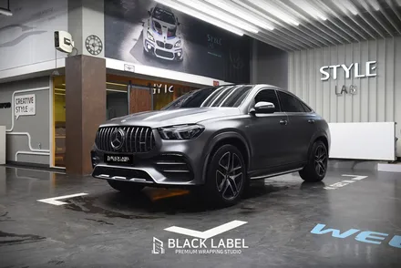 메르세데스 벤츠 GLE53 AMG 3M 사틴 다크그레이 전체랩핑, 클리어플렉스 윈드쉴드 / 하남PPF, 하남랩핑 1인시공점 블랙라벨 / 하남 초일동