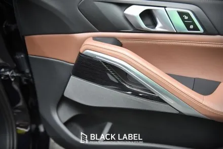 BMW X6 LCI 우드트림에 카본 랩핑/ 3M 카본블랙/ 하남랩핑 시공은 블랙라벨! / 하남 초일동