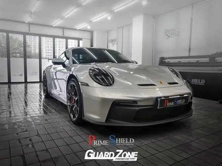 포르쉐 911 992 GT3 사고로 인한 PPF 재시공. 위례 프라임쉴드 PPF 시공 가드존 / 성남시 수정구 창곡동