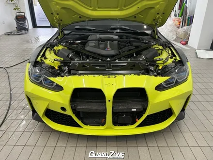 BMW G83 M4 프론트범퍼 블랙 PPF 재시공. 성남 위례 PPF, 보험처리 전문 가드존 / 성남시 수정구 창곡동