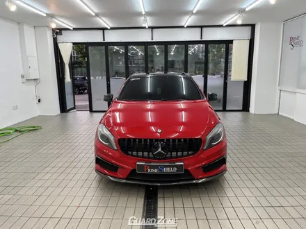 벤츠 W176 A45 AMG 주차 중 사고로 인한 PPF 재시공, 프론트 PPF 패키지 성남 위례 수입차 PPF 가드존 / 성남시 수정구 창곡동