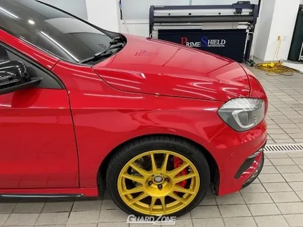벤츠 W176 A45 AMG 주차 중 사고로 인한 PPF 재시공, 프론트 PPF 패키지 성남 위례 수입차 PPF 가드존 / 성남시 수정구 창곡동