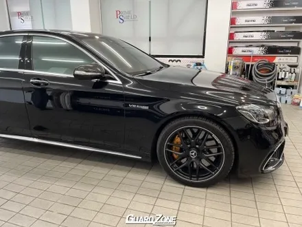 벤츠 S63 AMG 택랩 골드펄 화이트 전체 랩핑 시공, 위례 자동차랩핑 가드존 / 성남시 수정구 창곡동