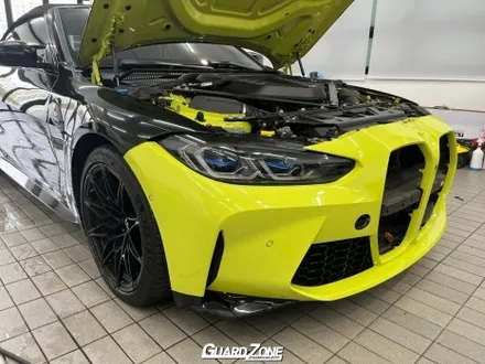 BMW G83 M4 프론트범퍼 블랙 PPF 재시공. 성남 위례 PPF, 보험처리 전문 가드존 / 성남시 수정구 창곡동